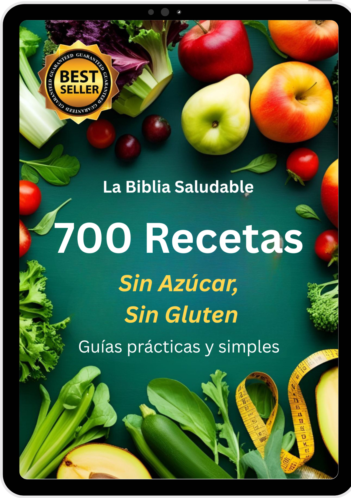 La Biblia Saludable: 700 Recetas SIN azúcar SIN Gluten + 12 REGALOS